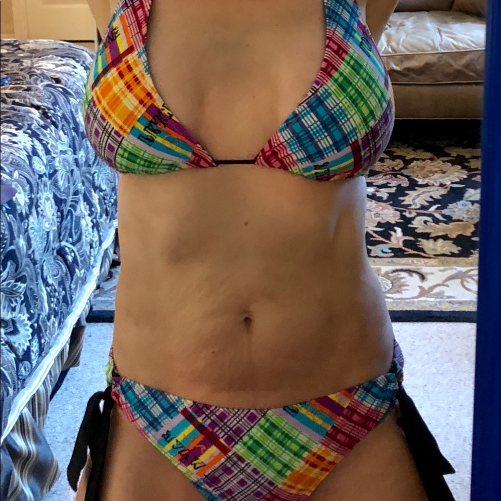 Op bikini swimsuit with reversible top, Size L - Picture 4 of 7